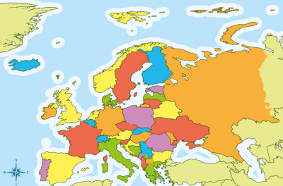 Europakart 2016.